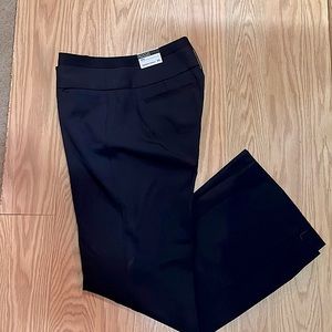 NWT Express Editor low rise, flare, straight through hip & thigh dress trousers